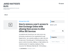 Tablet Screenshot of jaredmatfess.com
